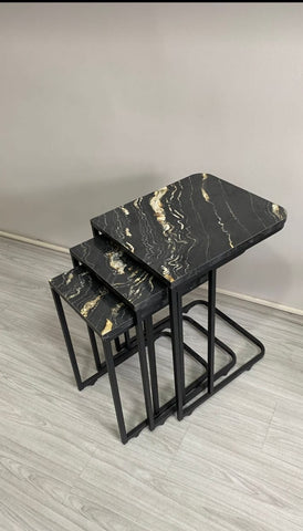 MERMER DESENLİ ZİGON SEHPA