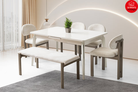 DELÜX MASA BENCH TAKIMI